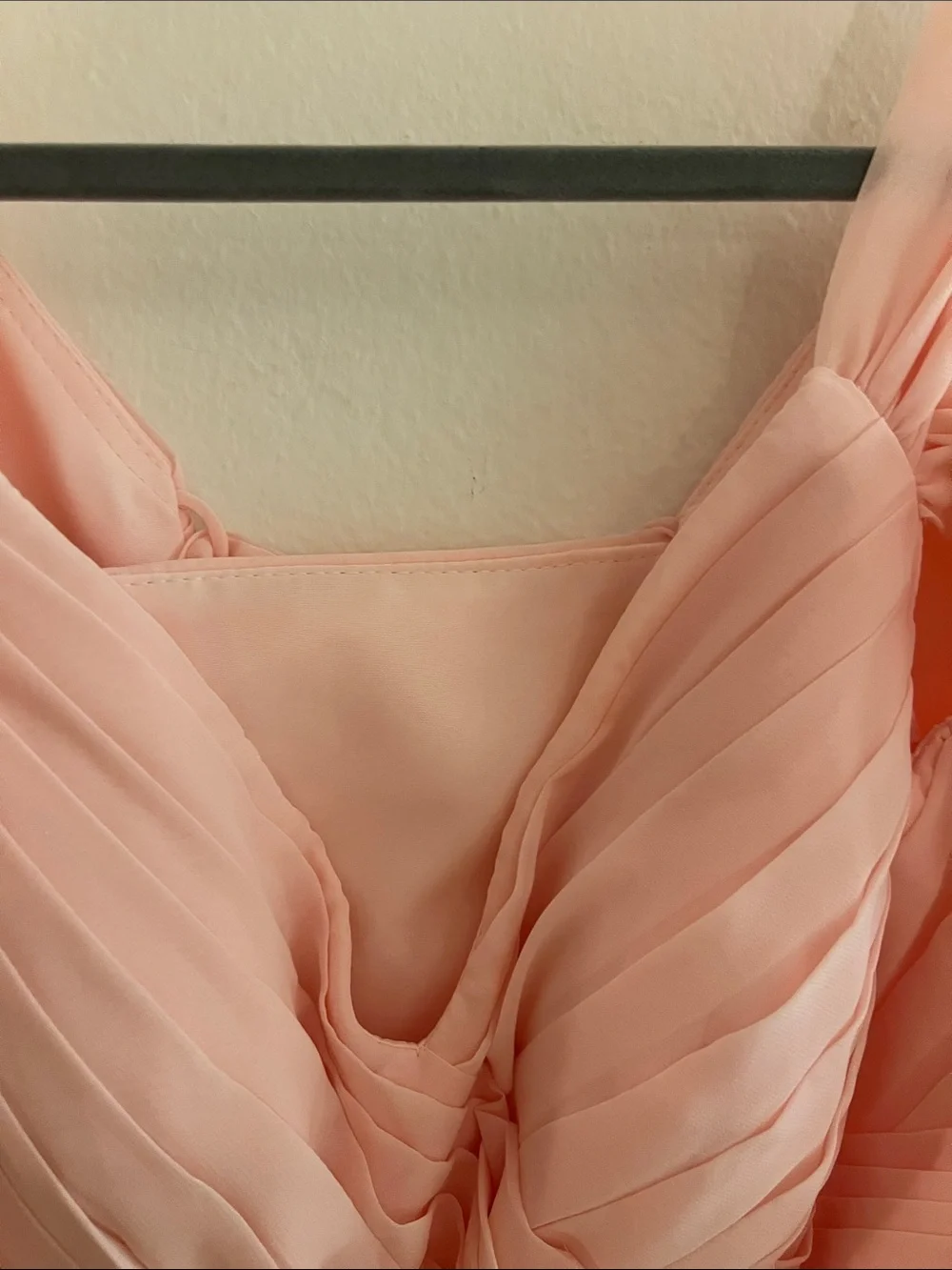 Light Pink Chiffon High-Low Formal Dress P2P 20
